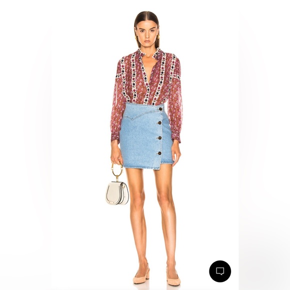 NWT Sea New York Bella Blouse in Orchid - Picture 3 of 10